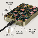 Burga Powerbank MagSafe 5000 mAh Bloomy Garden Kulta