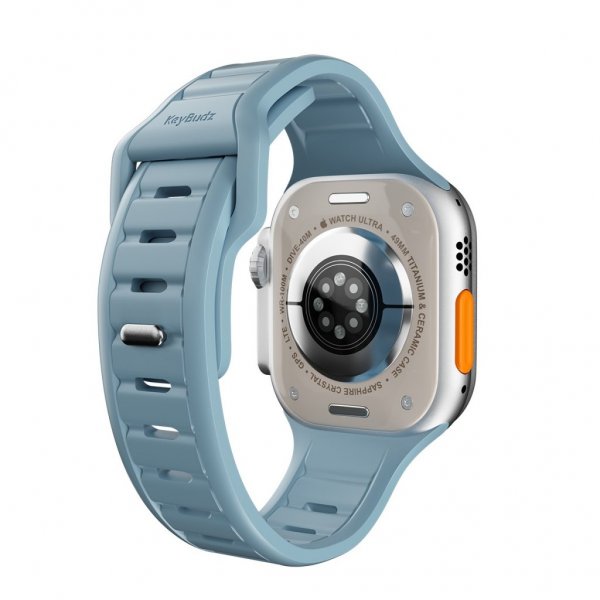 KeyBudz Apple Watch 44/45/46mm/Apple Watch Ultra -ranneke Journey Tidal Blue