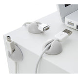 Bluelounge CableDrop Johdonpidike 6 kpl Musta