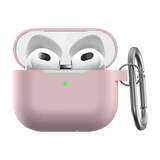 KeyBudz PodSkinz Elevate Series Airpod 3 Silikonikuori Vaaleanpunainen