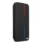 BMW Samsung Galaxy S22 Plus -suojakuori, Triangle Pattern & Tricolor Stripe, musta