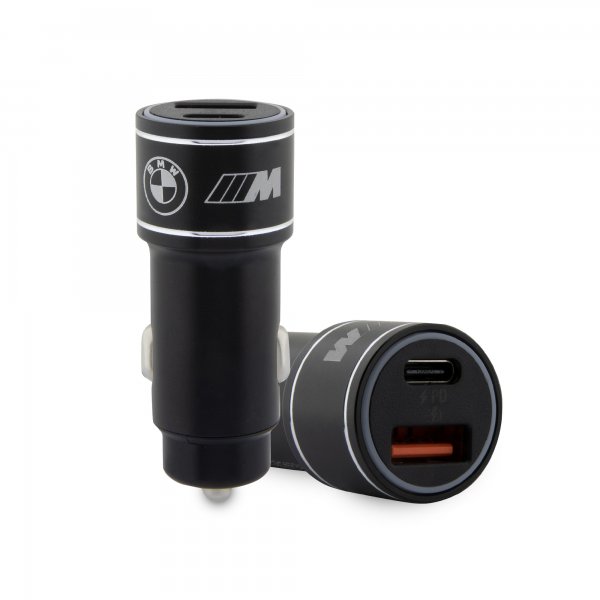 BMW Autolaturi M Car Charger USB-A/USB-C PD + QC 3.0 36W