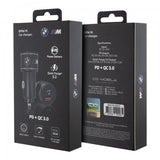 BMW Autolaturi M Car Charger USB-A/USB-C PD + QC 3.0 36W