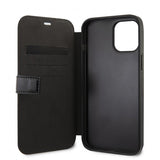 BMW iPhone 13 Kotelo Tricolor Carbon Effect Musta
