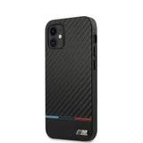 BMW iPhone 12 Mini Kuori Tricolore Musta