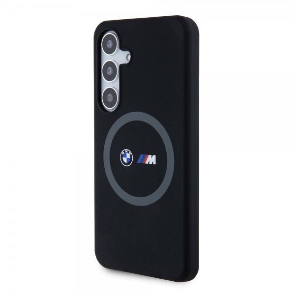 BMW Samsung Galaxy S24 Kuori painetuilla logoilla MagSafe Musta