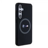 BMW Samsung Galaxy S24 Kuori painetuilla logoilla MagSafe Musta