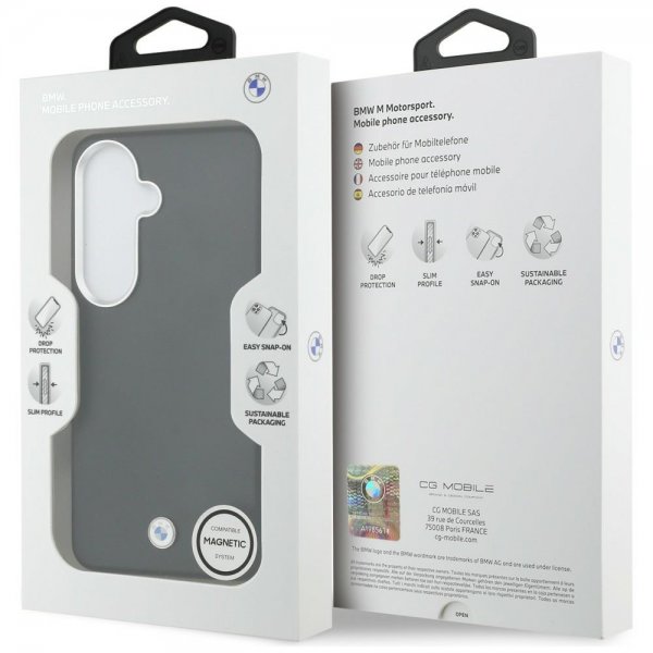 BMW Samsung Galaxy S26 Kuori Metallilogo MagSafe Musta