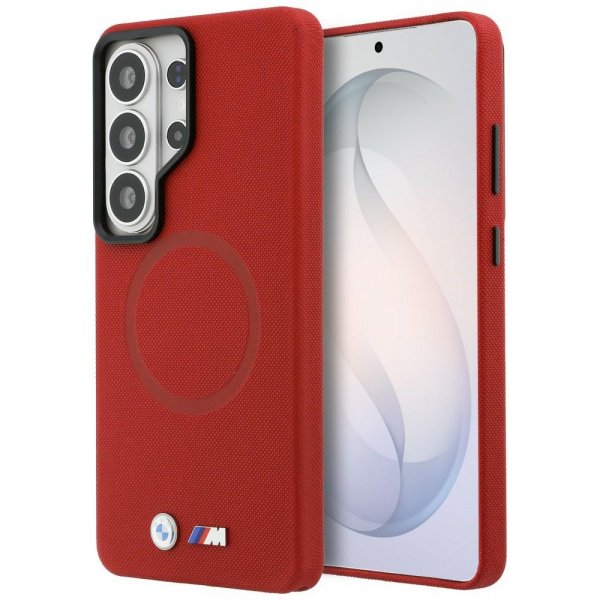 BMW Samsung Galaxy S26 Ultra Kuori Teksturoitu MagSafe Punainen