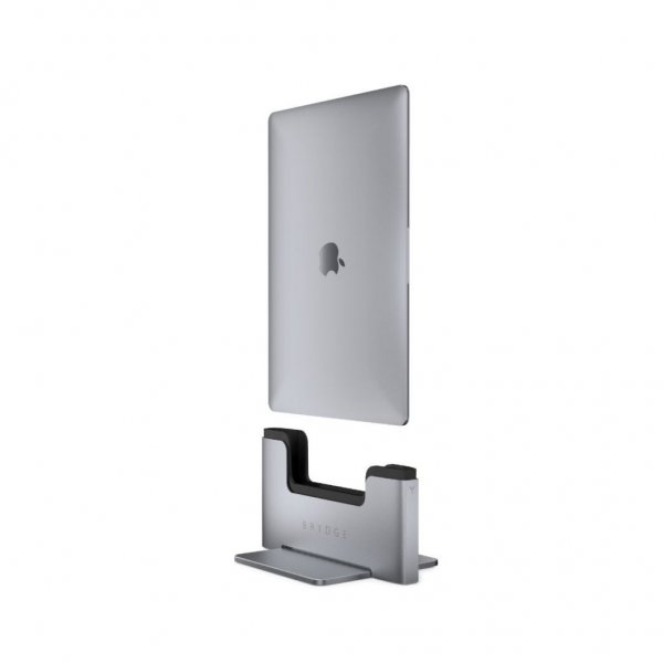 Brydge Vertical Dock 15-tuumaiselle MacBook Prolle, hopea
