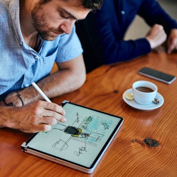 Brydge Pro -alumiininäppäimistö iPad Pro 12.9 Silverille