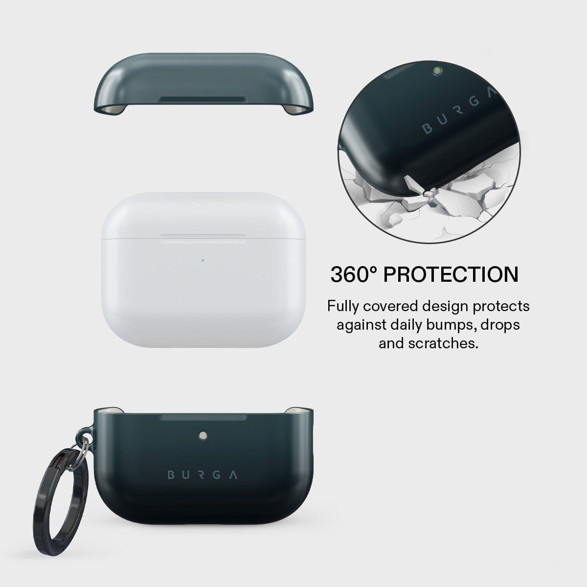 Burga AirPods Pro 3 Kuori Design Black Hole