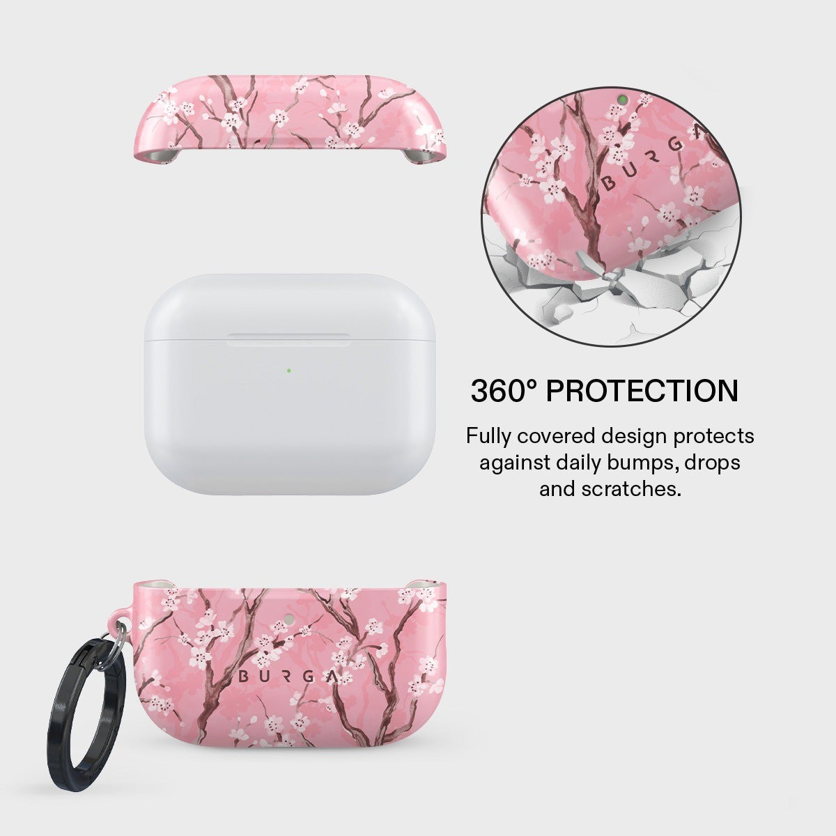 Burga AirPods Pro 3 Kuori Design Sakura