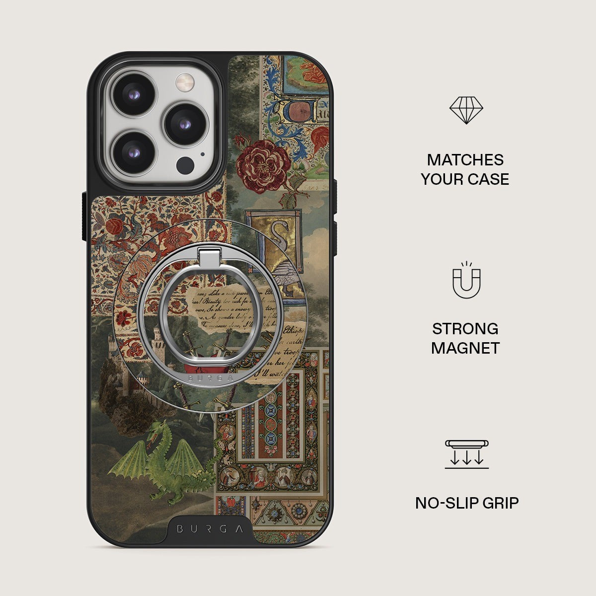 Burga Pidike Mobilring MagSafe Oath Hopea