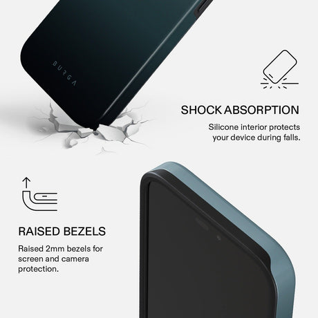 Burga iPhone 18 Pro Max Kuori Tough MagSafe Black Hole