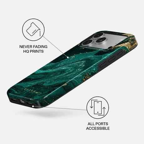 Burga iPhone 18 Pro Max Kuori Tough MagSafe Emerald Pool
