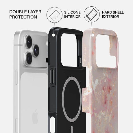 Burga iPhone 18 Pro Max Kuori Tough MagSafe Golden Coral