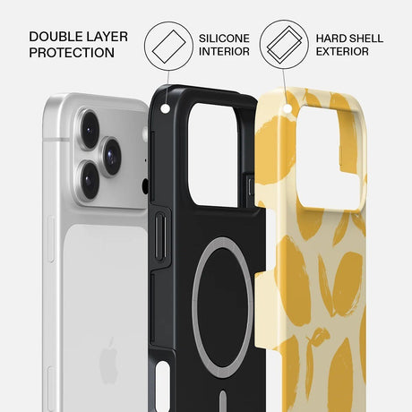 Burga iPhone 18 Pro Max Kuori Tough MagSafe Lemon Tart
