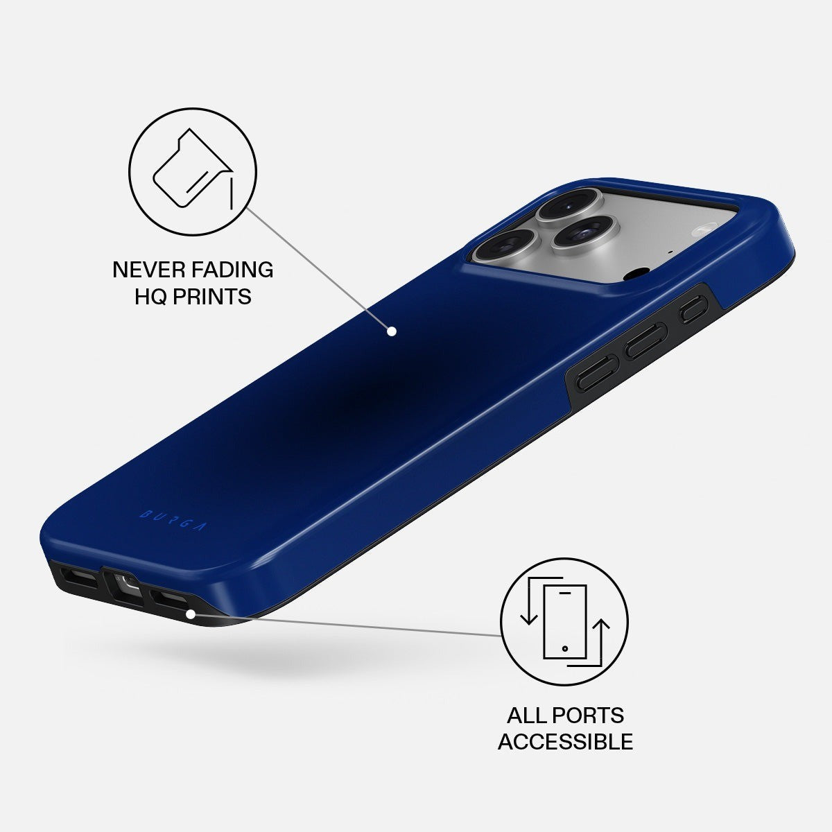 Burga iPhone 18 Pro Max Kuori Tough MagSafe Neptune