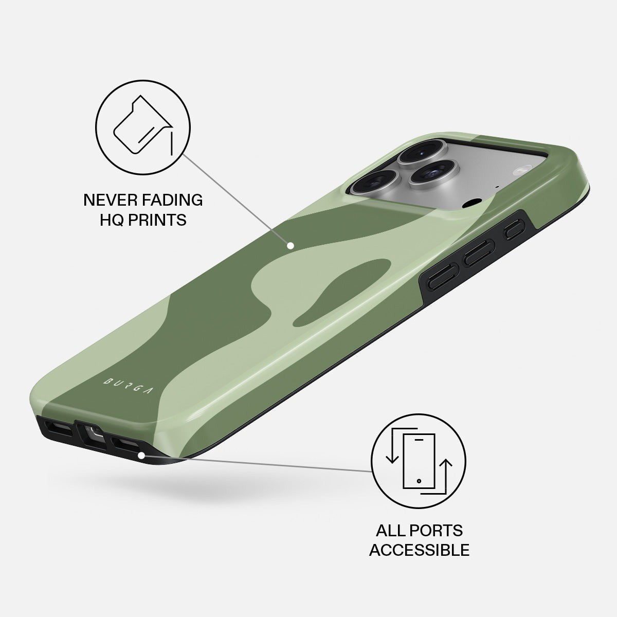 Burga iPhone 18 Pro Max Kuori Tough MagSafe No Rush