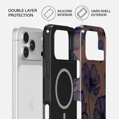 Burga iPhone 18 Pro Max Kuori Tough MagSafe Velvet Night