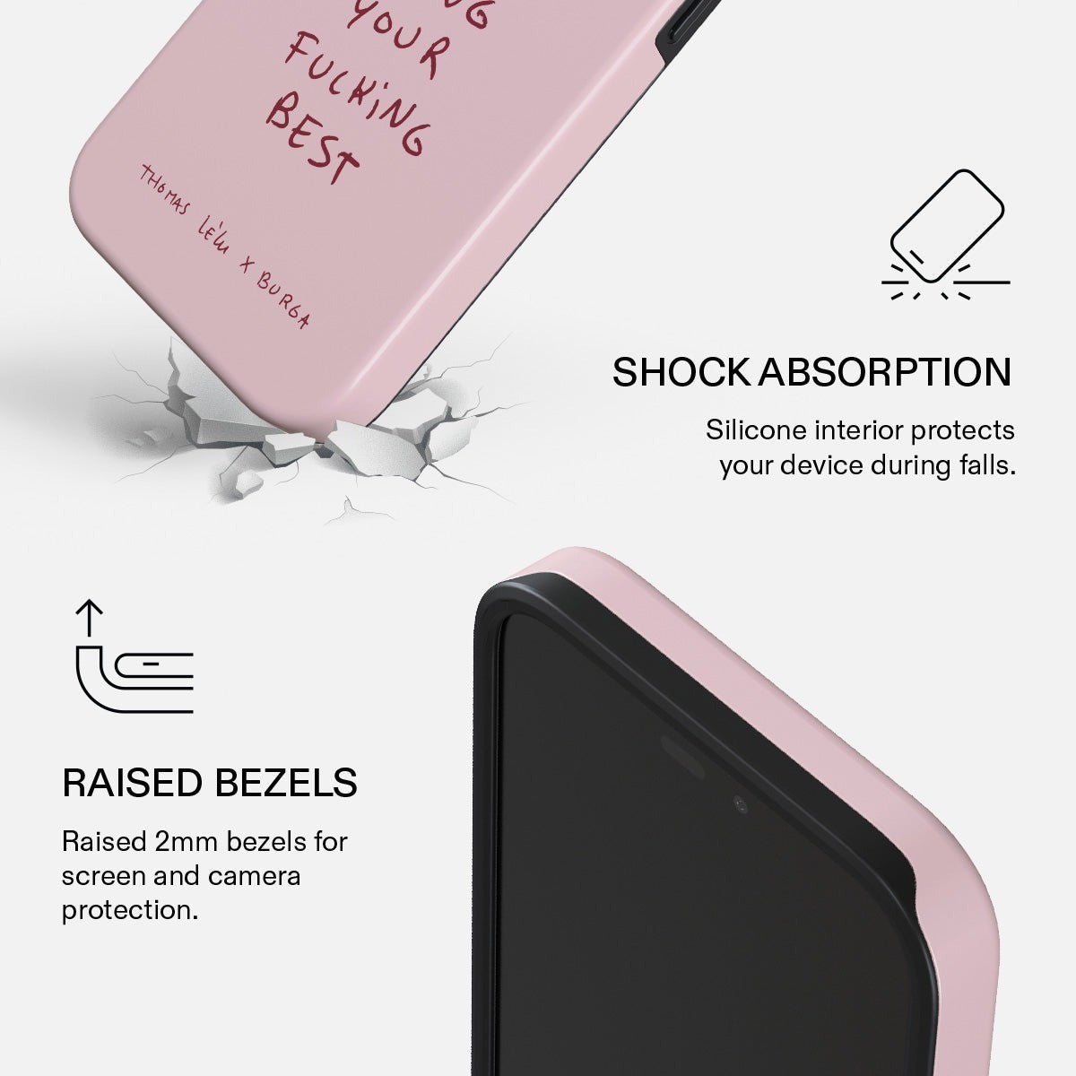 Burga iPhone 18 Pro Max Kuori Tough MagSafe Your Best