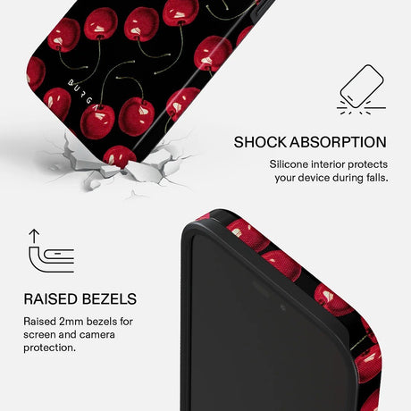 Burga iPhone 18 Pro Kuori Tough MagSafe Cherrybomb