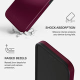 Burga iPhone 18 Pro Kuori Tough MagSafe Dark Cherry