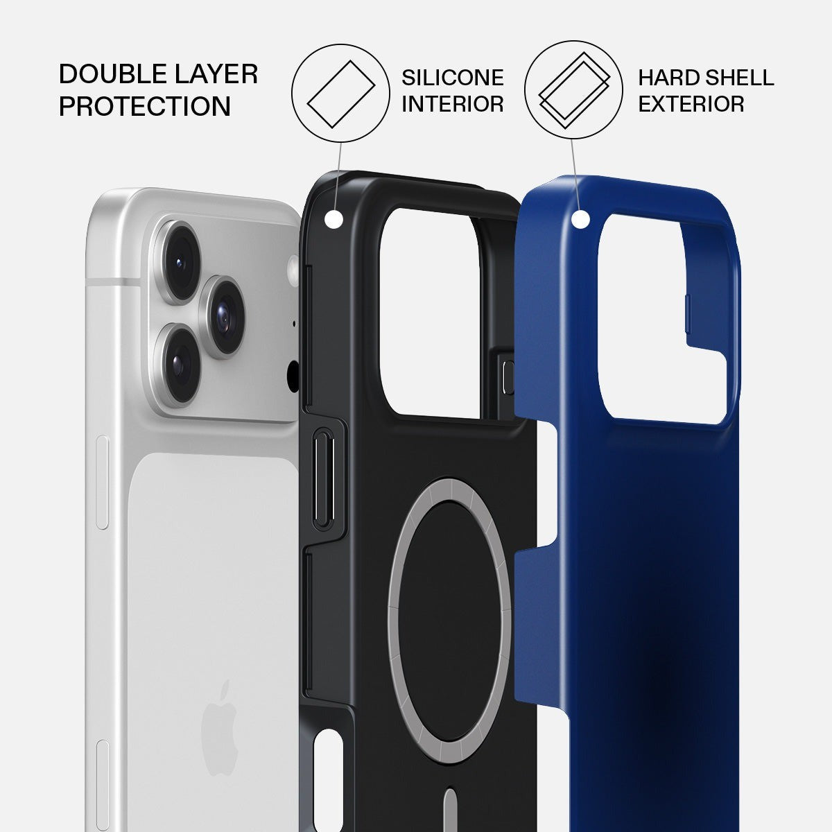 Burga iPhone 18 Pro Kuori Tough MagSafe Neptune