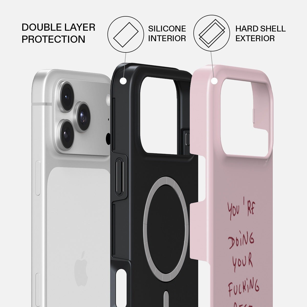 Burga iPhone 18 Pro Kuori Tough MagSafe Your Best