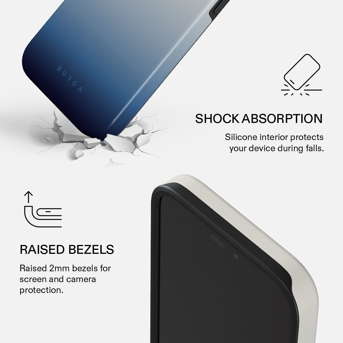 Burga iPhone 18 Pro Kuori Tough MagSafe Zero Gravity