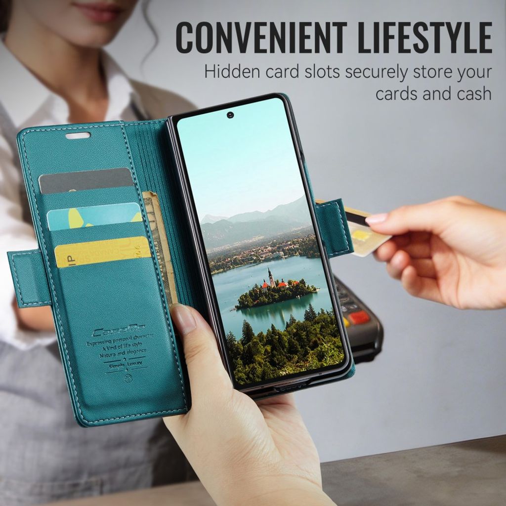 CaseMe Samsung Galaxy Z Fold 8 Ultra Kotelo 023 Series Vihreä
