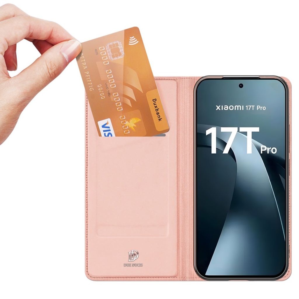 Dux Ducis Xiaomi 17T Pro Kotelo Skin Pro Series Vaaleanpunainen