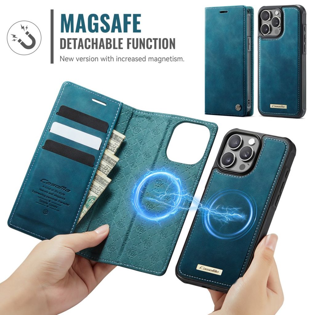 CaseMe iPhone 14 Pro Kotelo C49 Series Vihreä