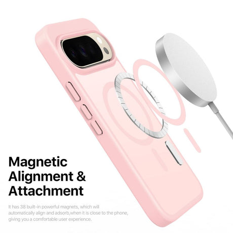 Dux Ducis Google Pixel 9 Pro XL/10 Pro XL/11 Pro XL Kuori Yind Series MagSafe Vaaleanpunainen