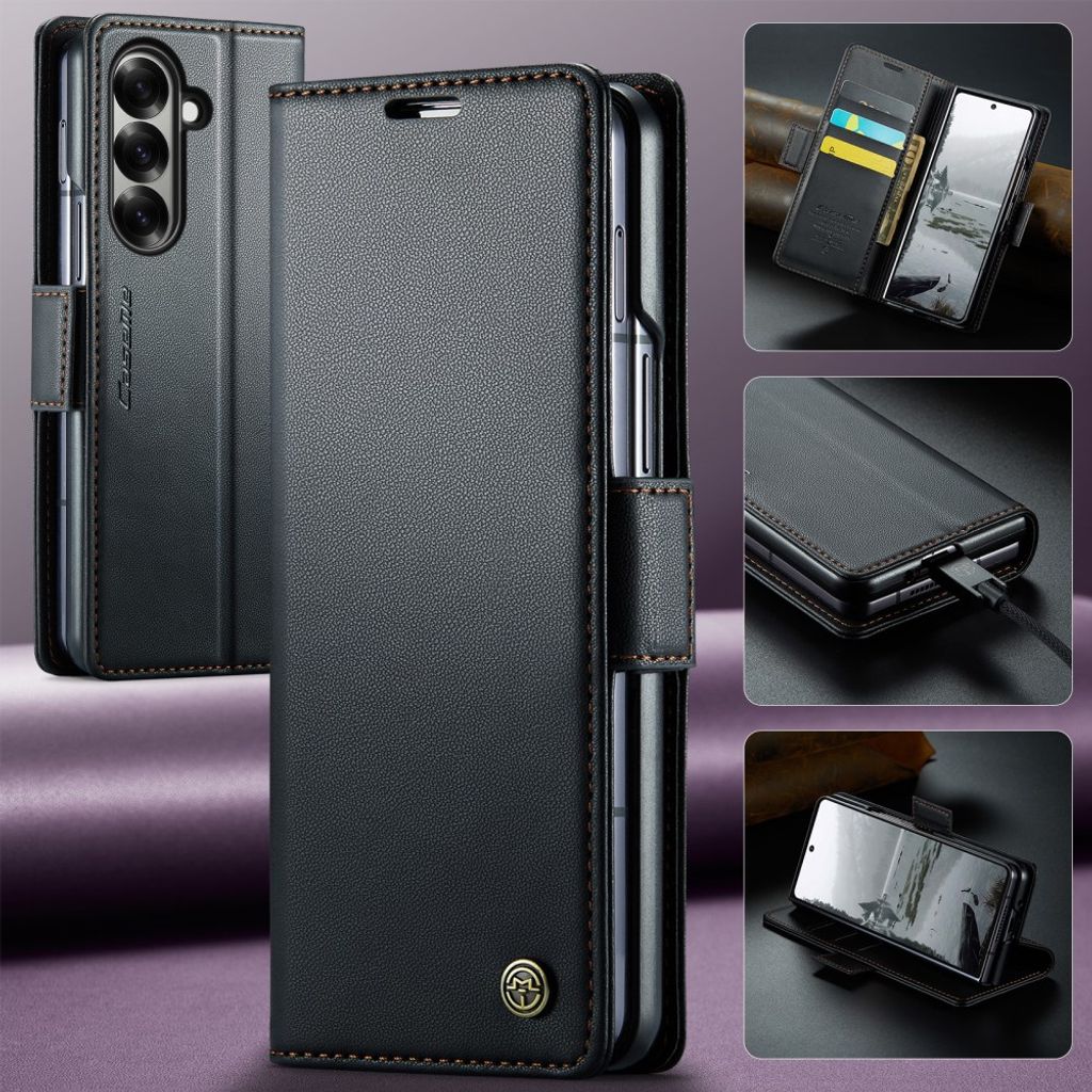 CaseMe Samsung Galaxy Z Fold 8 Ultra Kotelo 023 Series Musta
