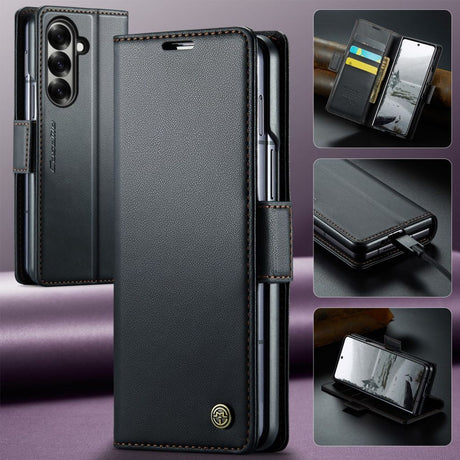 CaseMe Samsung Galaxy Z Fold 8 Ultra Kotelo 023 Series Musta