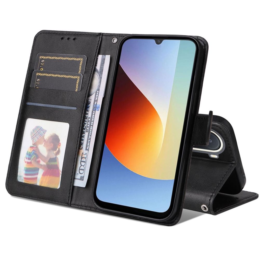 Xiaomi Redmi A7 Pro Kotelo Korttitasku Musta