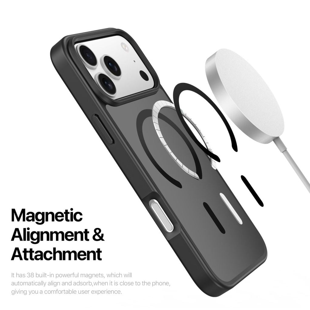 Dux Ducis iPhone 17 Pro Max/iPhone 18 Pro Max Kuori Yind Series MagSafe Musta