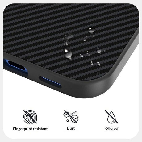 ABEEL Google Pixel 11 Pro Kuori Hiilikerroksetekstuuri MagSafe Musta