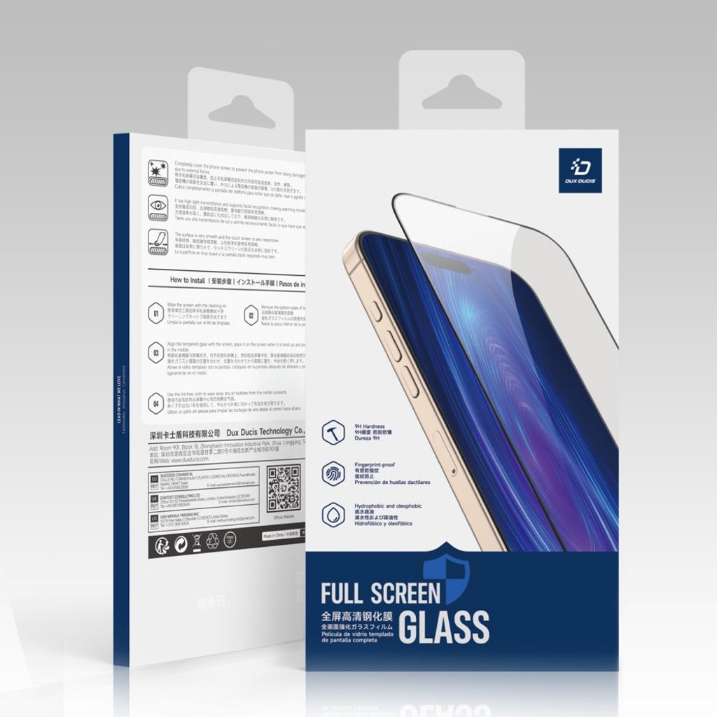 Dux Ducis Motorola Edge 60/Edge 60 Fusion/Edge 60 Pro Näytönsuoja i Härdat Glas