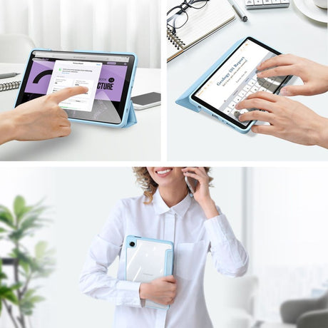 Dux Ducis Samsung Galaxy Tab A9/Galaxy Tab A11 Kotelo TOBY Series Sininen