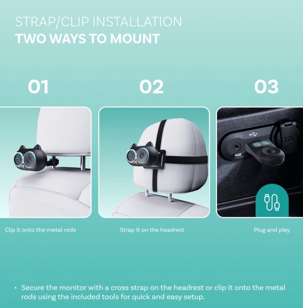 Ottocast Cabin Care Langaton Apple CarPlay -sovitin kameralla
