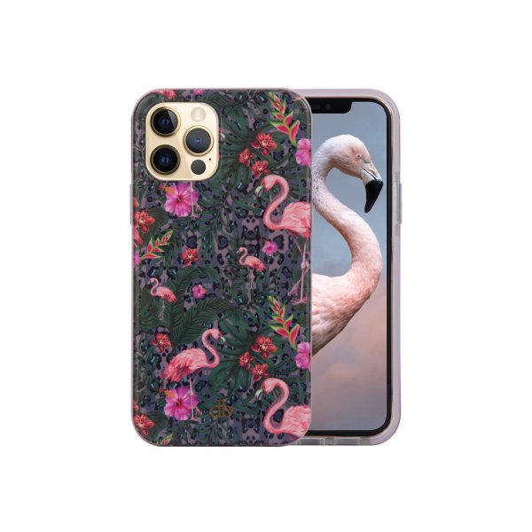 dbramante1928 iPhone 13 Pro Max Suojakuori Capri Tropical Flamingo