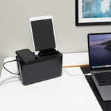 Bluelounge CableBox Mini Station Musta