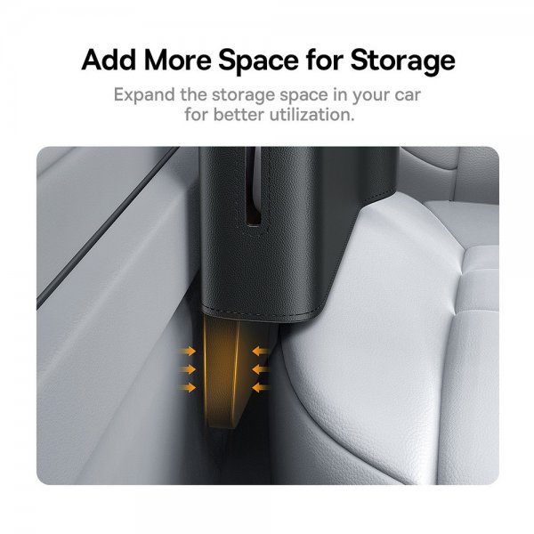 Baseus Car Console Storage Organizer Musta