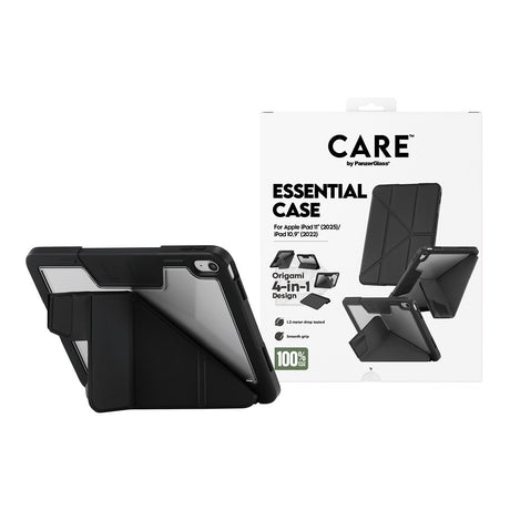 CARE by PanzerGlass iPad 10.9 (gen 10)/iPad 11 (A16) Kotelo Essential Case Musta