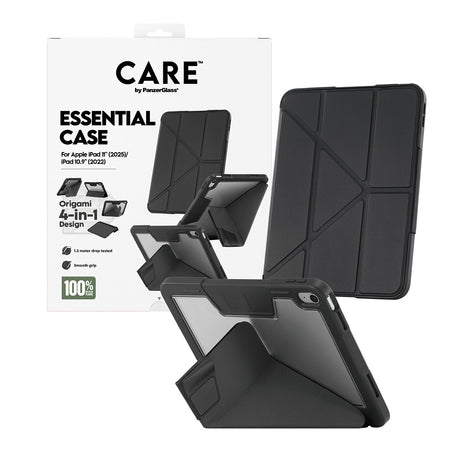 CARE by PanzerGlass iPad 10.9 (gen 10)/iPad 11 (A16) Kotelo Essential Case Musta