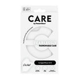 CARE by PanzerGlass iPhone 13/iPhone 14 Kuori Fashionable White Orchid
