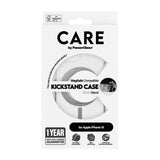 CARE by PanzerGlass iPhone 15 Kuori Kickstand MagSafe Kirkas